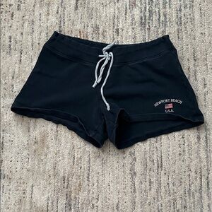Navy Brandy Melville sweat shorts